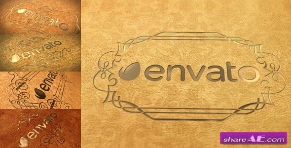 Videohive Elegant Leather Logo - After Effects Project