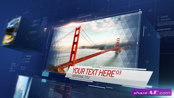 Videohive Slideshow Cube - After Effects Project