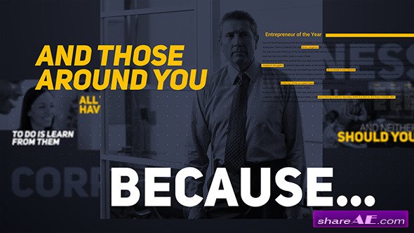 Videohive Motivational Typography - After Effects Project