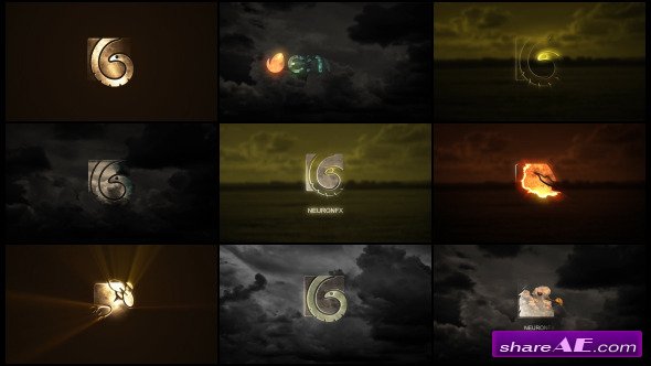 Videohive 10 Cinematic Logos - After Effects Project