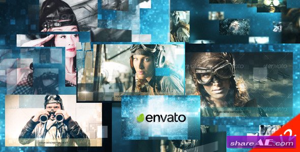 Videohive Mosaic Photos Adventure (V2) - After Effects Project