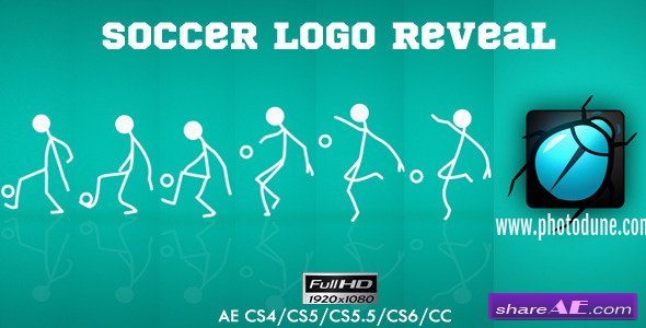 Videohive Soccer Logo Reveal - After Effects Project