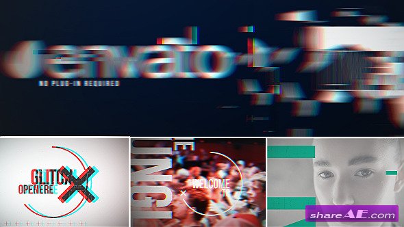 Videohive Glitch Opener - After Effects Project