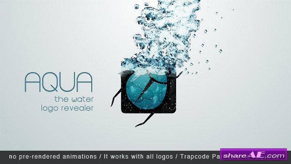 Videohive Aqua - The Water Logo Revealer - After Effects Project
