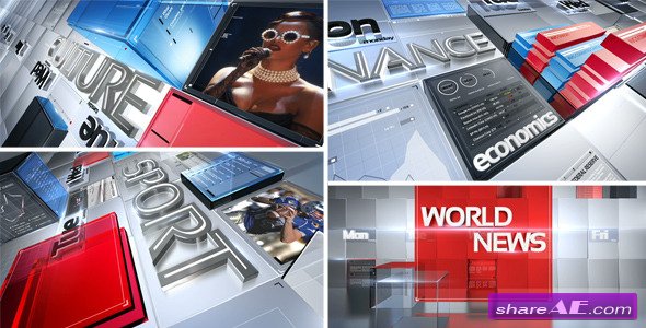 Videohive Television Broadcast News Pack - After Effects Project