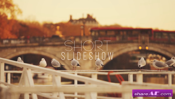 Videohive Short Slideshow - After Effects Project