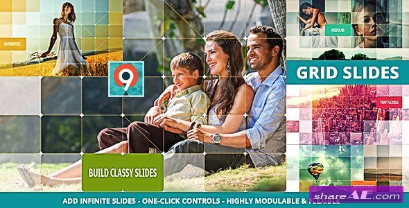 Videohive The Grid Slides Builder - After Effects Project