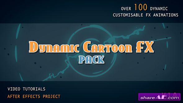 Videohive Dynamic Cartoon FX pack - After Effects Project