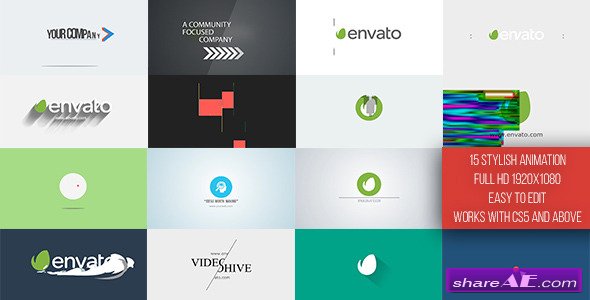 Short Logo Reveal Pack - After Effects Projects (Videohive)