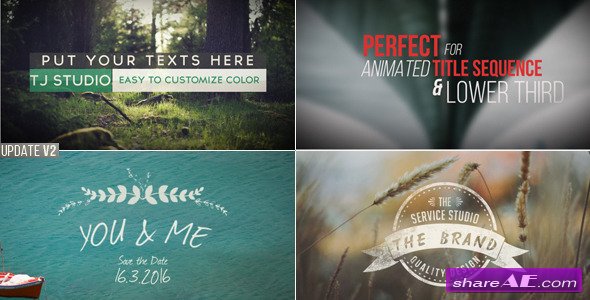70 Title Animation Pack - After Effects Projects (Videohive)