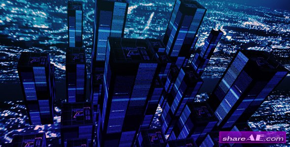 Videohive terminal city (matrix) - After Effects Project
