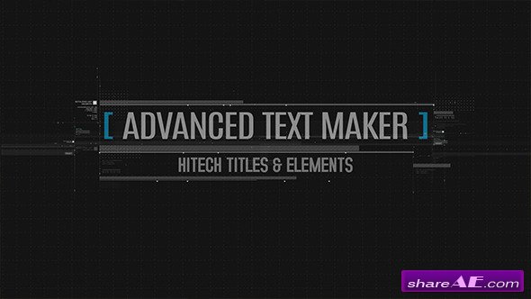 FREE) GE GLITCH TEXT MAKER (VIDEOHIVE PROJECT) - FREE DOWNLOAD