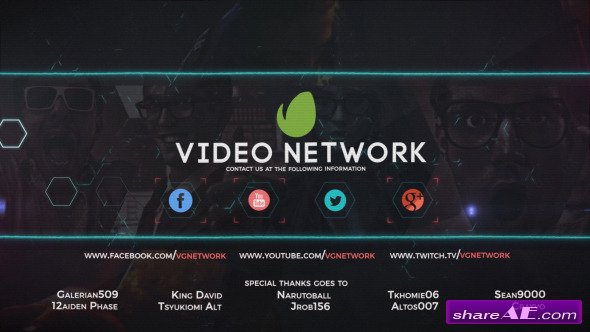 Videohive Video Game Network Broadcast Package - After Effects Project