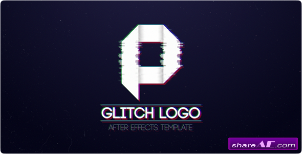 Videohive Glitch Logo