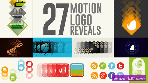 Videohive 27 Motion Logo Reveals