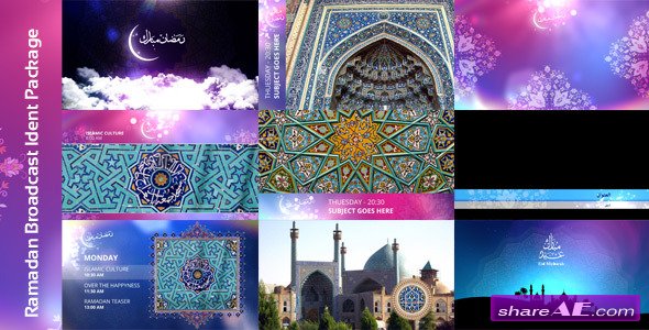 Videohive Ramadan Broadcast Ident Package