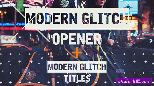 Videohive Epic Modern Glitch Opener