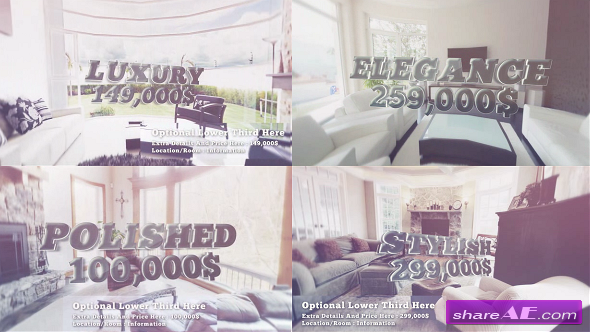 Videohive Luxury Slideshow, Real Estate & Hotel Resort Promo