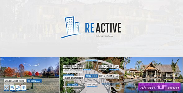 Videohive RE-Active - Realty and Hotel Showcase
