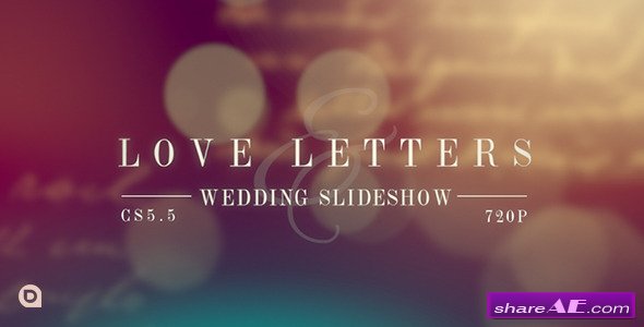Videohive Love Letters Slideshow