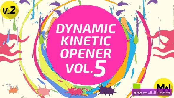 Videohive The Dynamic Kinetic Opener Volume 5