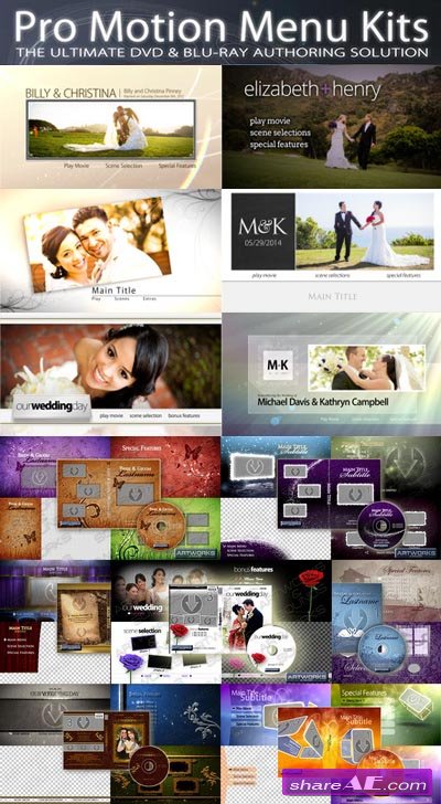 Precomposed: Pro Motion Menu Kit Bundle