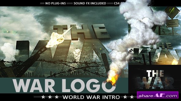 Videohive War Logo Opener - Realistic Military Intro