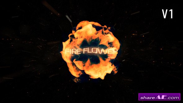 Videohive Fire Flower Logo