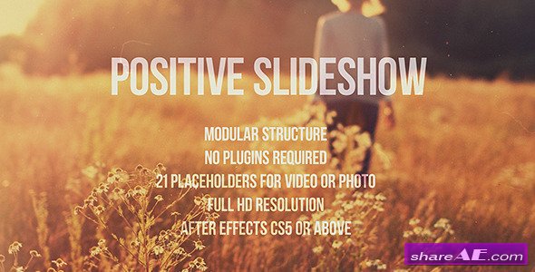 Videohive Positive Slideshow - After Effects Templates
