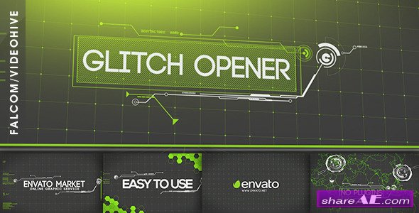 Videohive Glitch Opener 11955709 - After Effects Templates