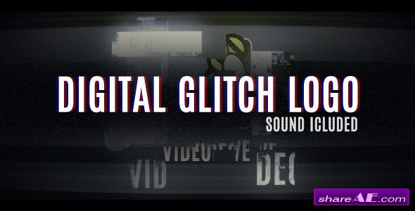 Videohive Digital Glitch Logo - After Effects Templates