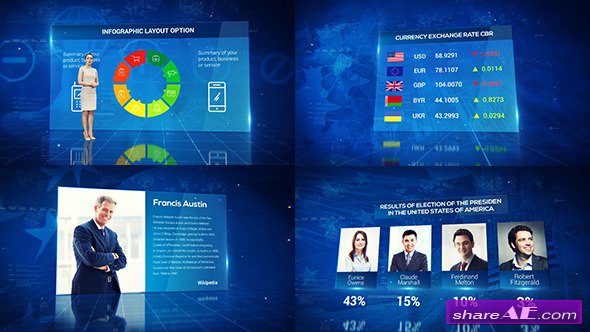 Videohive News Infographics Pack