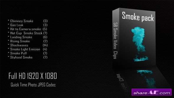 Videohive Smoke Collection 01 - Motion Graphics