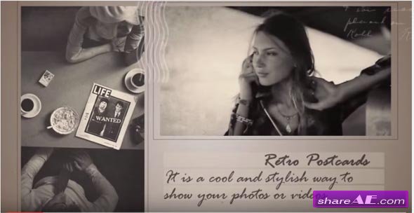 Videohive Retro Postcards - After Effects Templates
