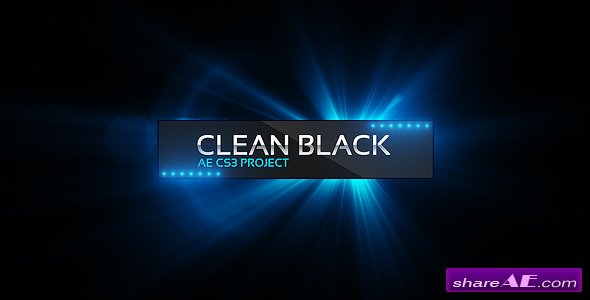 Videohive Clean Black Presentation - After Effects Templates