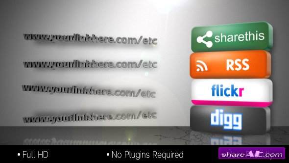 Videohive Get Social - After Effects Templates