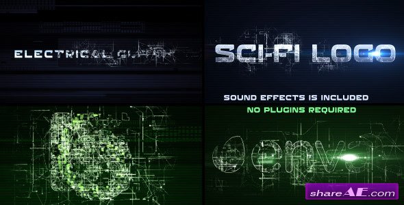 Videohive Sci-Fi Electrical Glitch - After Effects Templates