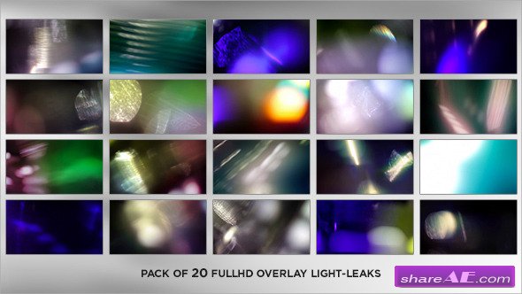 Real Elegance Light Leaks (20-Pack) -  Motion Graphics (Videohive)