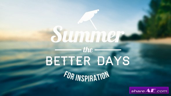 Videohive Epic Summer Days Opener - After Effects Templates
