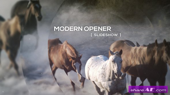 Modern Opener - Slideshow - After Effects Templates (Videohive)