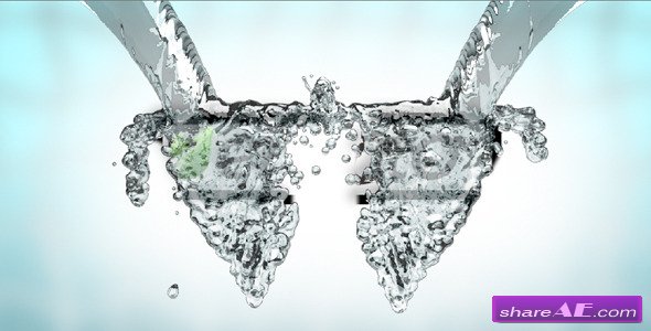 Water Splash Logo Reveal - After Effects Templates (Videohive)