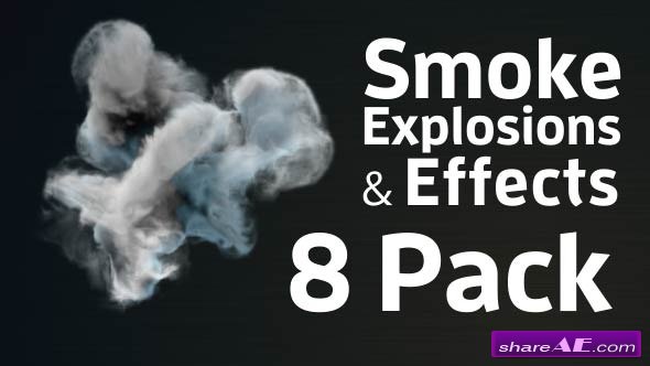 Smoke Explosions 8-Pack - Motion Graphics (Videohive)