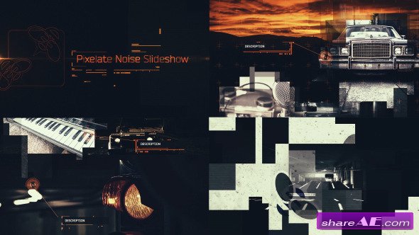 Pixelate Noise Slideshow - Videohive
