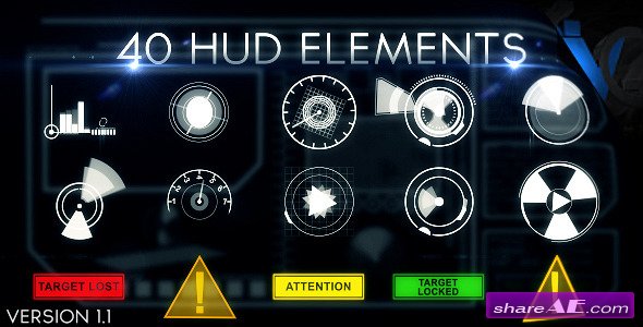 Hud Elements 40 - Videohive