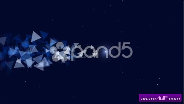 Triangle Particles Logo Reveal - After Effects Templates (Pond5)