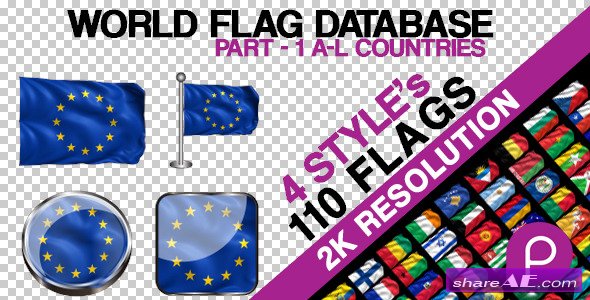 2K World Flag Database Part-1 - Videohive