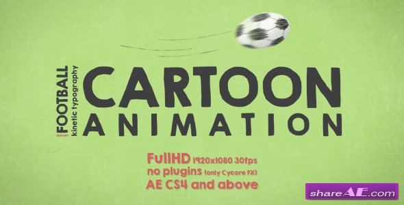 Soccer Kinetic Typography Cartoon - Videohive