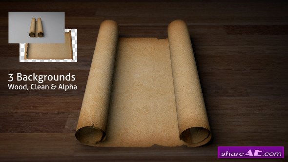 Old Scroll / Parchment (Blank) -  Motion Graphics (Videohive)