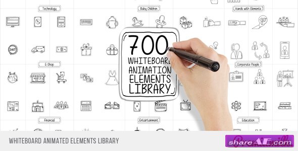 Videohive 3D Animated Elements Library » free after effects templates |  after effects intro template | ShareAE