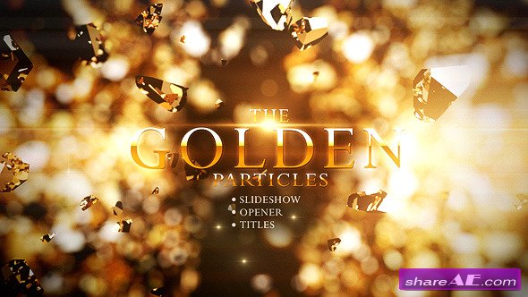 Golden Particles - Videohive